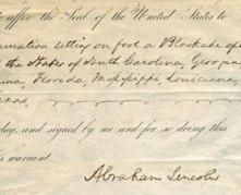 Lincoln's Civil War Proclamation